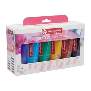Peintures acryliques Art Creation Color set 75 ml - 12 couleurs Peintures acryliques Art Creation Color set 75 ml - 12 couleurs