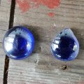 Image client Boules de verre scintillantes 18 - 20 mm - bleu clair 100 g / 20 pcs.