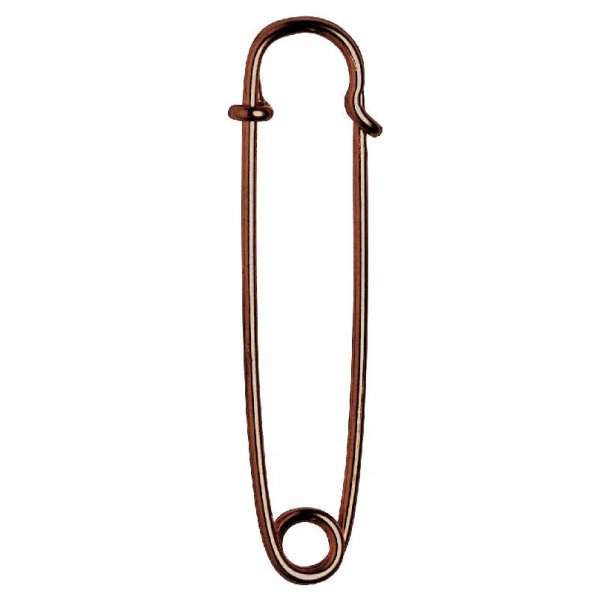 Epingle  Kilt laiton 76mm laqu bronze 1 pc