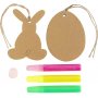 Mini Kit DIY Dcoration, Oeuf et Lapin