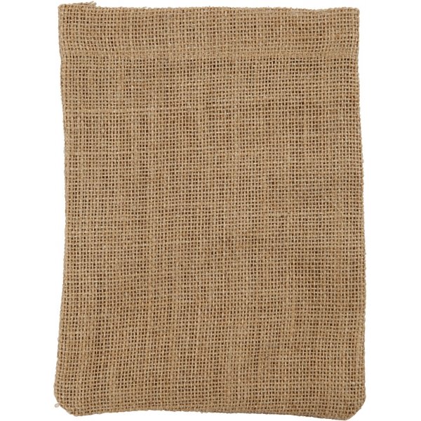 Sacs en jute - marron - 15 x 20 cm - 4 pcs