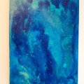Image client Peinture acrylique Sennelier Abstrait 120ml - Bleu Azur (320)