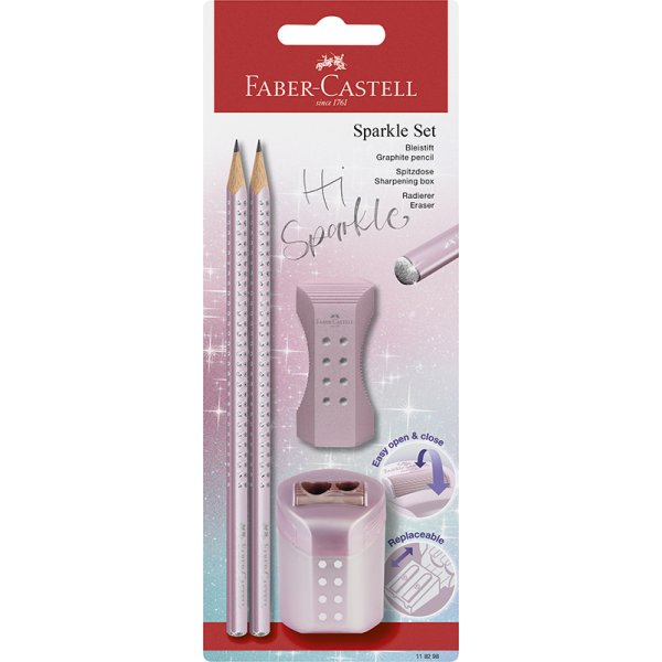 Set de crayons - Faber-Castell - Sparkle - BC+Acc. - Rose