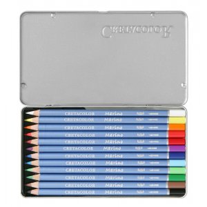 Set de crayons aquarelle Cretacolor Marino - 12 crayons Set de crayons aquarelle Cretacolor Marino - 12 crayons