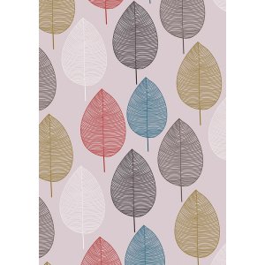 Tissu ciré Feuilles de dessin animé Tissu ciré Feuilles de dessin animé