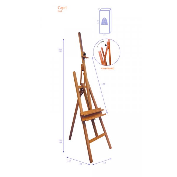 Chevalet - Studio A-Frame N42 - Capri