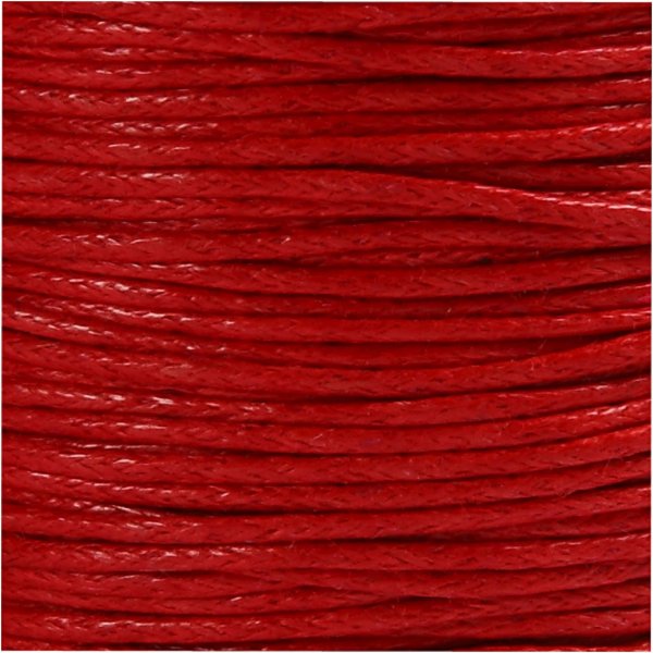 Cordon en coton - rouge - 40 m Cordon en coton - rouge - 40 m