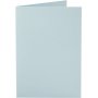 Carte - bleu clair - 10,5 x 15 cm - 10 pcs