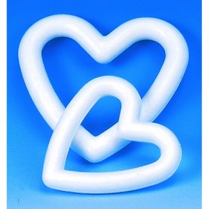 Styrolite forme 150 mm - cadre en forme de coeur Styrolite forme 150 mm - cadre en forme de coeur