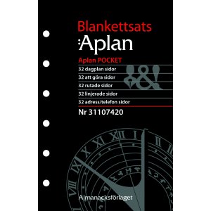 Calendrier Sysyem - Ensemble de formulaires de poche - Almanacksförlaget Calendrier Sysyem - Ensemble de formulaires de poche - Almanacksförlaget