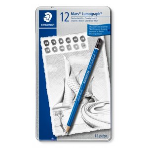 Crayons Mars Lumograph 100 G12S - 12 crayons Crayons Mars Lumograph 100 G12S - 12 crayons