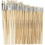 Pinceaux Natur Line - no. 1+2+4+8+14+20 - assiette - 64 pices