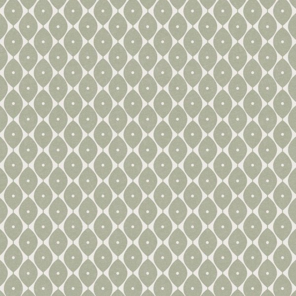Toile cire PVC Oeil d\\\'oie - Vert clair