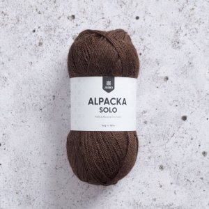 Alpaga Solo 50g - Marron Alpaga Solo 50g - Marron