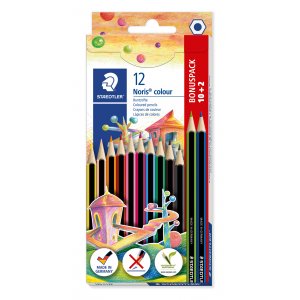 Crayons de couleur Noris - 10 + 2 crayons Crayons de couleur Noris - 10 + 2 crayons