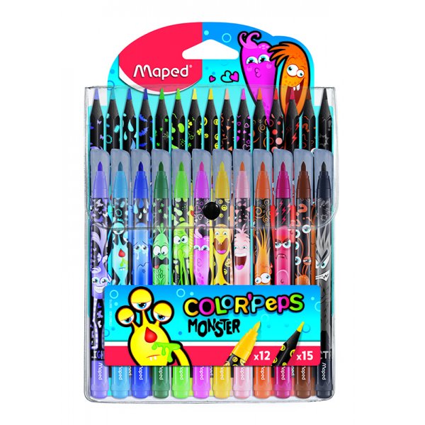 Set de feutres - Maped - Monster design