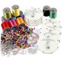 Ensemble de classe Kumihimo - Couleurs non - Couleurs vives