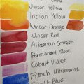 Image client Peinture aquarelle W&N Professional Half Cup - 723 Winsor Orange Red shade