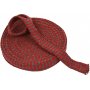 Tissu tricot tubulaire - L30 mm - Nol rouge/gris - 10 m