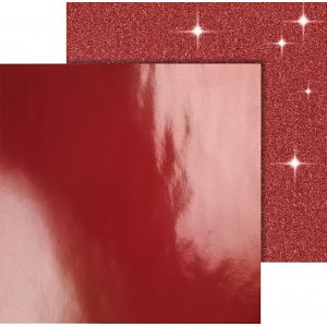 Papier design Vivi Gade - rouge - 2 feuilles Papier design Vivi Gade - rouge - 2 feuilles