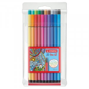 Stylo fibre Pen 68 - paquet de 20 Stylo fibre Pen 68 - paquet de 20