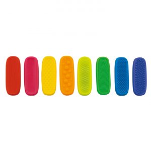 Barres tactiles en silicone de 3,6 cm avec ventouse - Lot de 8 Barres tactiles en silicone de 3,6 cm avec ventouse - Lot de 8
