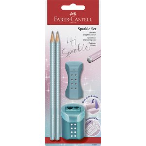 Set de crayons - Faber-Castell - Sparkle - BC+Acc. - Océan Set de crayons - Faber-Castell - Sparkle - BC+Acc. - Océan
