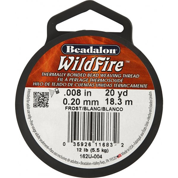 Fil  bijoux - blanc - 18 m