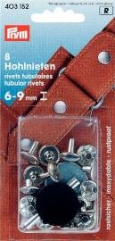Rivets 6-9 mm d'épaisseur en laiton couleur argent 8 pcs Rivets 6-9 mm d'épaisseur en laiton couleur argent 8 pcs