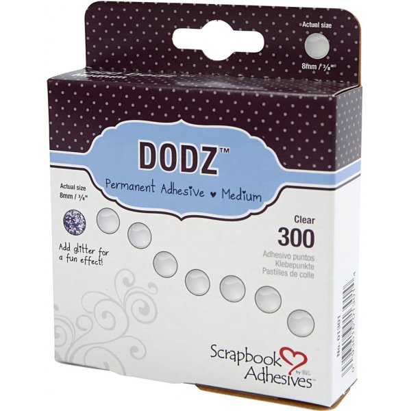 Dodz Points Adhésifs 8 mm - 300 pcs Dodz Points Adhésifs 8 mm - 300 pcs
