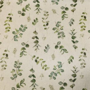 Tissu ciré textile Eucalyptus vert Tissu ciré textile Eucalyptus vert