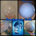 Image client Boule en plastique 180 mm - transparente séparable (PS)