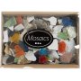 Mosaque de verre - couleurs mlanges - Le contenu peut varier - 8-20 mm - 2 kg