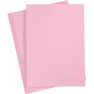Carton coloré - rose clair - A4 - 180 g - 20 feuilles Carton coloré - rose clair - A4 - 180 g - 20 feuilles