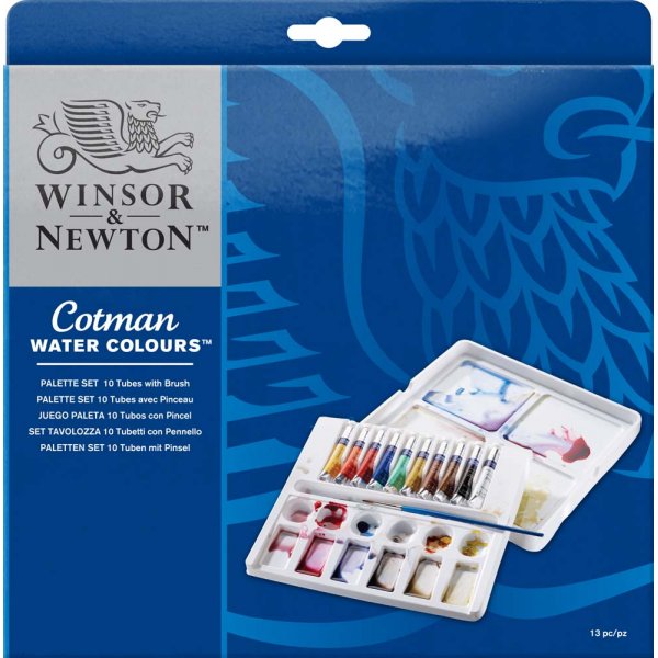 Ensemble de palettes de peinture aquarelle W&N Cotman