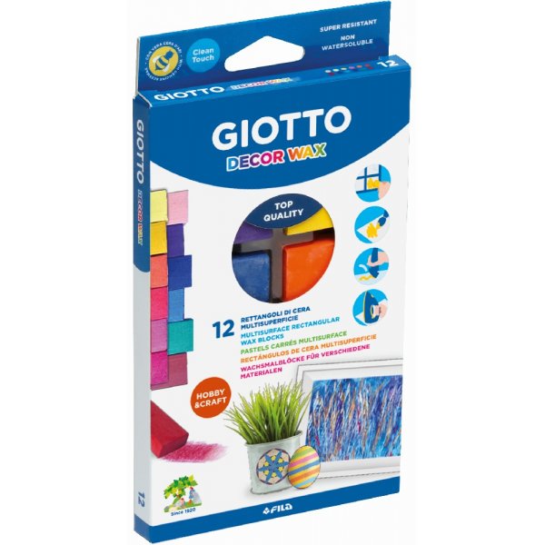Crayons Giotto Decor Wax - paquet de 12