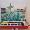 Image client Bloc aquarelle Hahnemühle Cornwall 450g Grossier - 30x40cm