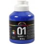 Peinture scolaire - Acrylique - bleu - brillante - 500 ml