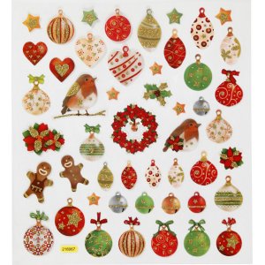 Stickers - Boules de Noël et décoration Stickers - Boules de Noël et décoration