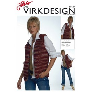 Patron tricot - Gilet lovikka au crochet en fil ombré teint à la main Patron tricot - Gilet lovikka au crochet en fil ombré teint à la main