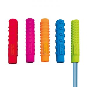 Embouts de stylos à mâcher en silicone 6,5 cm Ø 1 cm - 5 pièces Embouts de stylos à mâcher en silicone 6,5 cm Ø 1 cm - 5 pièces