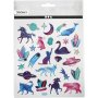 Autocollants - animaux avec signes du zodiaque