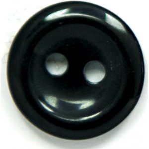 Bouton Rond 2 trous 13 mm 5pcs - Noir Bouton Rond 2 trous 13 mm 5pcs - Noir