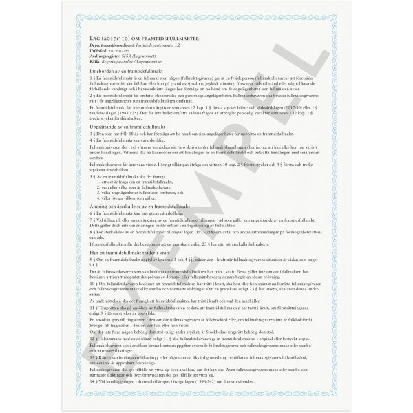 Procuration future Procuration future