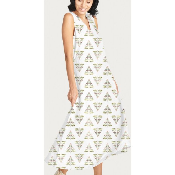 Jersey à motifs 145 cm - Courgette - Blanc Jersey à motifs 145 cm - Courgette - Blanc