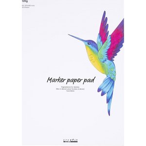 Bloc marqueur - blanc - A3 - 30 feuilles Bloc marqueur - blanc - A3 - 30 feuilles