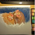 Image client Bloc pastel Hahnem�hle Velours Color� 260g - 30x40cm