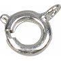 Serrure  ressort - argente - 100 pcs
