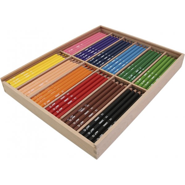 Crayons de couleur Edu Jumbo - couleurs mlanges - 12 x 12 pcs