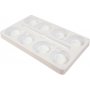 Palette de couleurs pour 57 mm - 8 compartiments - 6 pcs